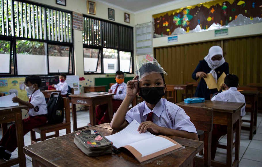 Ilustrasi pembelajaran tatap muka. (Foto: Antara)